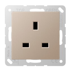 Jung Steckdose, 13 A 250 V ~, Schraubklemmen BS 1363-1, 4...