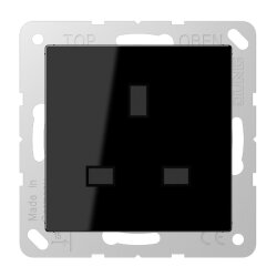 Jung Steckdose, 13 A 250 V ~, Schraubklemmen BS 1363-1, 4...