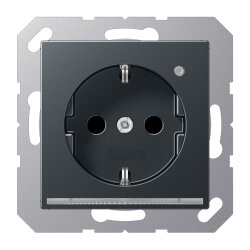 Jung SCHUKO®-Steckdose mit LED-Orientierungslicht, 16...