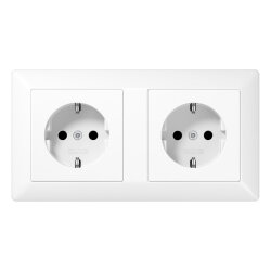 Jung Kabelkanal-SCHUKO®-Steckdose, 2fach, 16 A 250 V...
