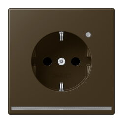 Jung SCHUKO®-Steckdose mit LED-Orientierungslicht, 16...
