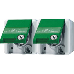 Jung SCHUKO®-Zweifach-Steckdose,...