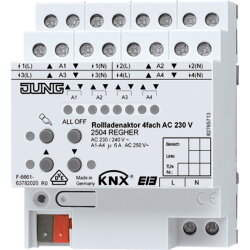 Jung KNX Rollladenaktor 4fach AC 110-230 V...