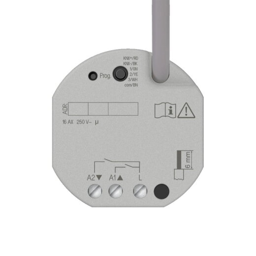 Jung KNX Schaltaktor 2fach, KNX Jalousieaktor 1fach, UP, Secure 230021SU