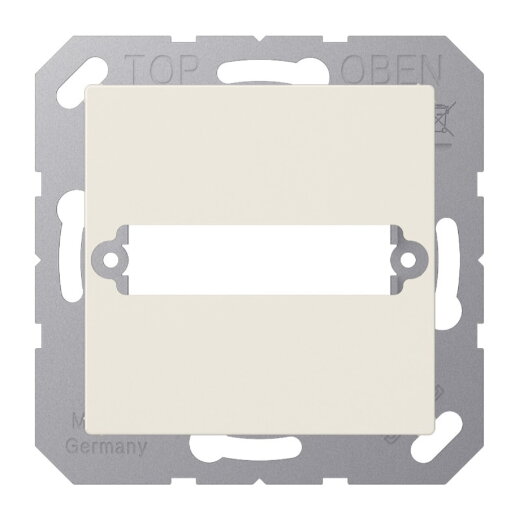 Jung Abdeckung für 1 D-Subminiatur-Steckverbinder, 25 polig, Serie AS, weiß A594-125
