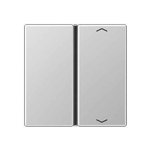 Jung Taste 1fach, mit Pfeilsymbolen, F40, Serie A, aluminium A401TSAPAL