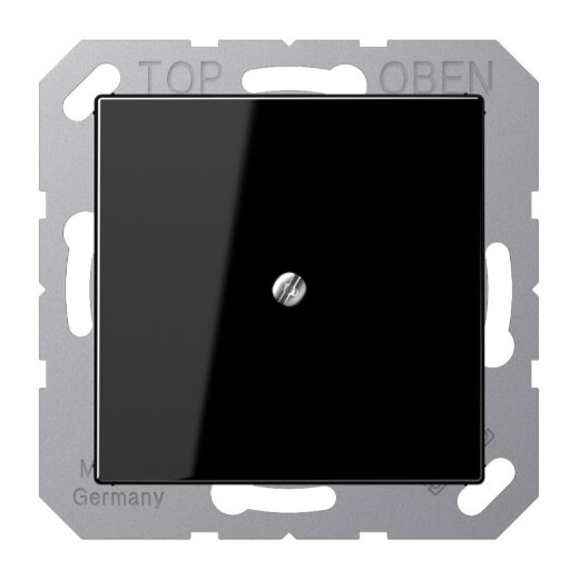 Jung Leitungsauslass mit Zugentlastung, Duroplast, Serie A, schwarz A590ASW