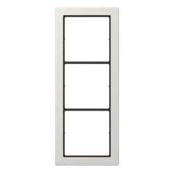 Jung Rahmen, 3-fach, FLAT DESIGN, lichtgrau FD983LG
