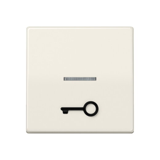 Jung Wippe mit Lichtleiter, mit abtastbarem Symbol Tür, Duroplast, Serie AS, weiß AS591T1KO5