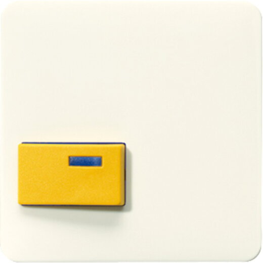 Jung Abdeckung für Ackermann, Typ 73642 D, gelb, Serie CD, weiß 642D