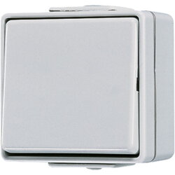 Jung Wippschalter, Aus 1-pol., 10 AX 250 V ~, IP 44,...
