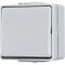 Jung Wippschalter, Aus 1-pol., 10 AX 250 V ~, IP 44, WG 600 601WOT