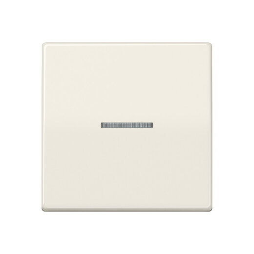 Jung Wippe mit Schraubbefestigung 1fach mit Lichtleiter, Thermoplast, Serie AS, weiß AS591KO5BFS