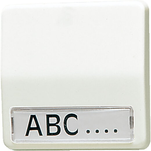Jung Wippe mit Schriftfeld 9 x 40 mm, AP 600, weiß 60NA