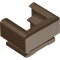 Jung Einführungsschieber für Kabelkanal 15 x 15 mm, Thermoplast, braun 12BR