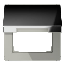 Jung Klappdeckel mit Rückstellfeder, Metall...