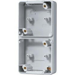 Jung Montagegehäuse 2fach, senkrechte Montage,...