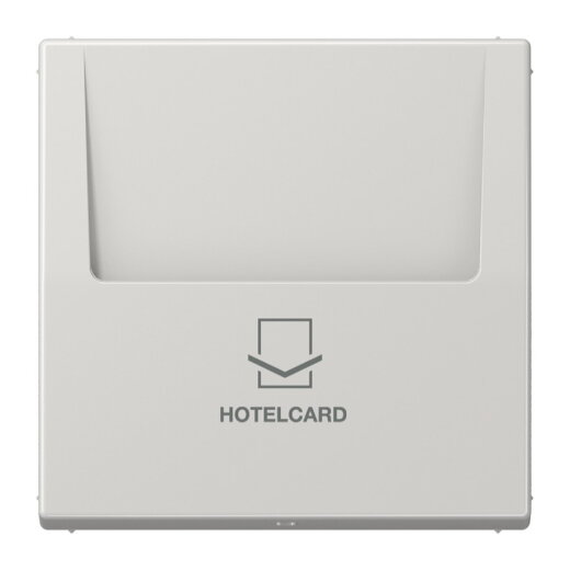 Jung Hotelcard-Schalter (ohne Taster-Einsatz), Hotelcard, Serie LS, lichtgrau LS590CARDLG