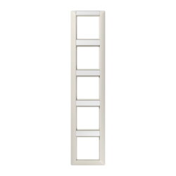 Jung Rahmen 5fach, mit Schriftfeld, senkrechte Montage,...