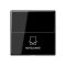 Jung Hotelcard-Schalter (ohne Taster-Einsatz), Hotelcard, Serie A, schwarz A590CARDSW