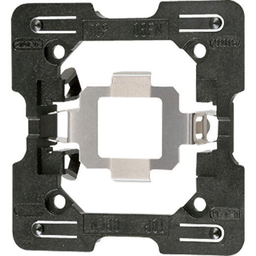 Jung Halteplatte 1fach, Serie CD/LS, schwarz CD90MHP