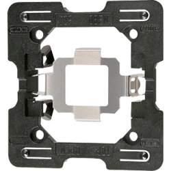 Jung Halteplatte 1fach, Serie CD/LS, schwarz CD90MHP