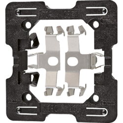 Jung Halteplatte 2fach, Serie CD/LS, schwarz CD95MHP