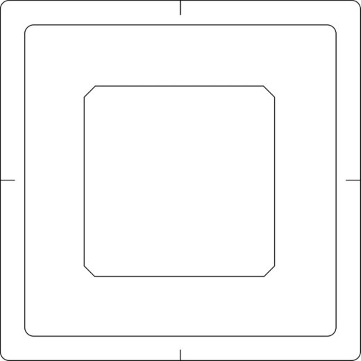 Jung Klebefolie für Funk-Wandsender 80KLEFO