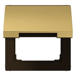 Jung Klappdeckel mit Rückstellfeder, Messing, Serie...