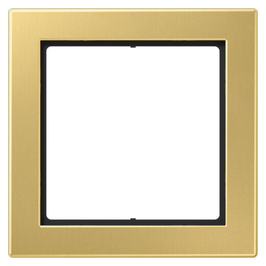 Jung Rahmen, 1-fach, FLAT DESIGN, Messing classic FDME2981C