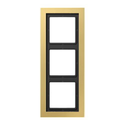 Jung Rahmen 3fach, Messing, LS-DESIGN, Messing classic...