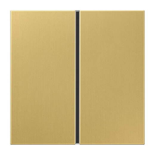 Jung Tastensatz 1fach, F40, Serie LS, Messing classic ME2401TSAC