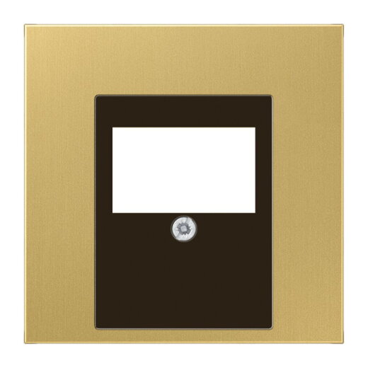 Jung Abdeckung für TAE-Anschlussdosen, Messing, Serie LS, Messing classic ME2969TC