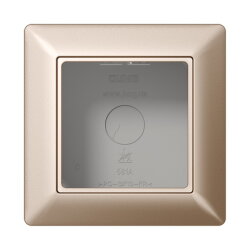 Jung Aufputz-Kappe 1fach, Serie AS/A, champagner AS581ACH