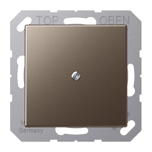 Jung Leitungsauslass mit Zugentlastung, Serie A, mokka A590AMO