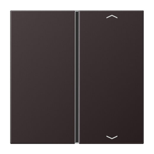 Jung Taste 1fach, mit Pfeilsymbolen, F40, Serie LS, dark (lackiertes Aluminium) AL2401TSAPD