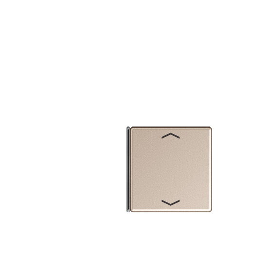 Jung Taste 4fach, 1+4, mit Pfeilsymbolen, F40, Serie A, champagner A404TSAPCH14