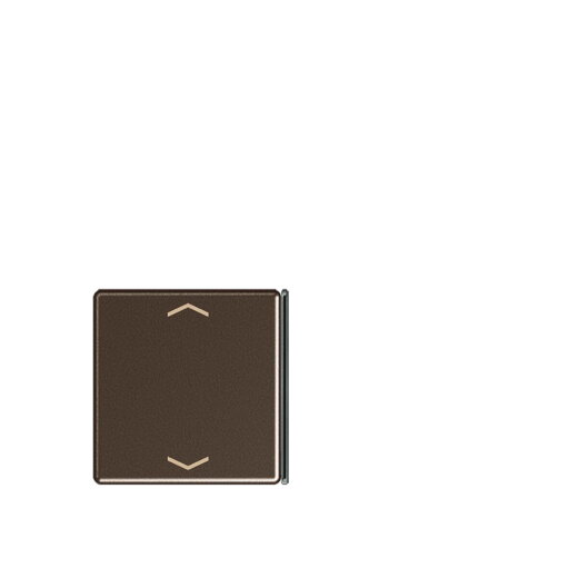 Jung Taste 4fach, 2+3, mit Pfeilsymbolen, F40, Serie A, mokka A404TSAPMO23