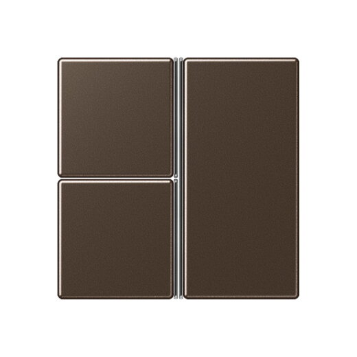 Jung Tastensatz 3fach, F40, Serie A, mokka A403TSAMO