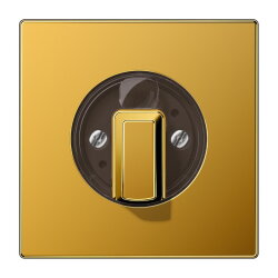 Jung Abdeckung für Drehschalter, Metall goldfarben...