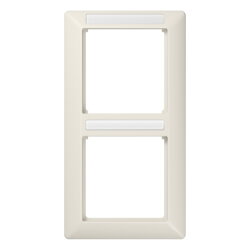 Jung Rahmen 2fach, mit Fenster (sprühnebeldicht),...