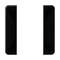 Jung Tastensatz 1fach, F50, Serie CD, schwarz CD501TSASW