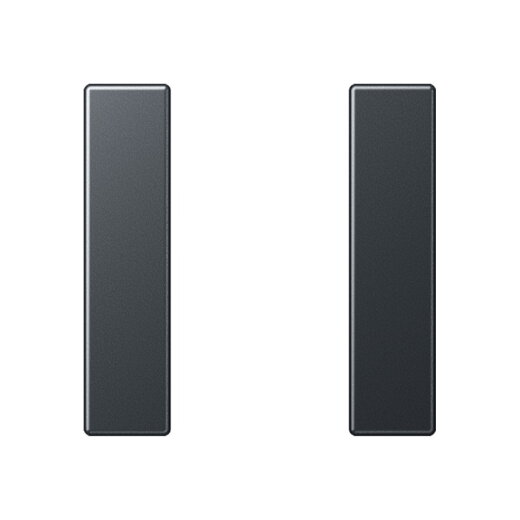 Jung Tastensatz 1fach, F50, Serie A, anthrazit matt A501TSAANM