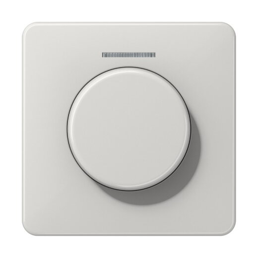 Jung Abdeckung mit Lichtleiter für KNX Drehsensor, Duroplast, Serie CD, lichtgrau CD1540KO5LG