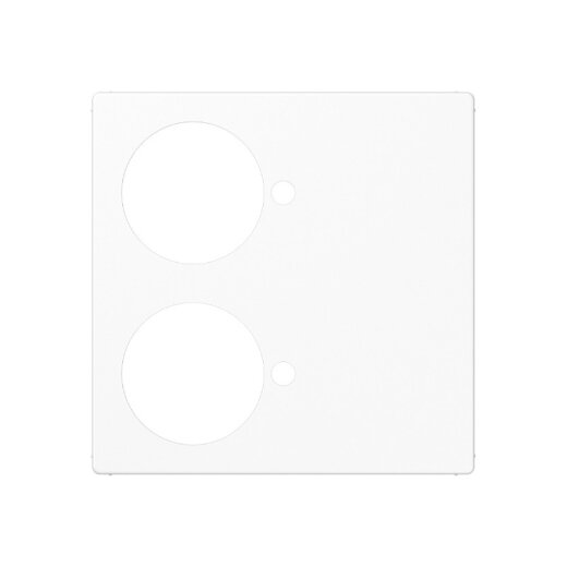 Jung Abdeckung für Zettler VarioLine, Serie 127.xxx Ruftaster, Anwesenheitstaster, Serie AS/A, alpinweiß A527.202WW