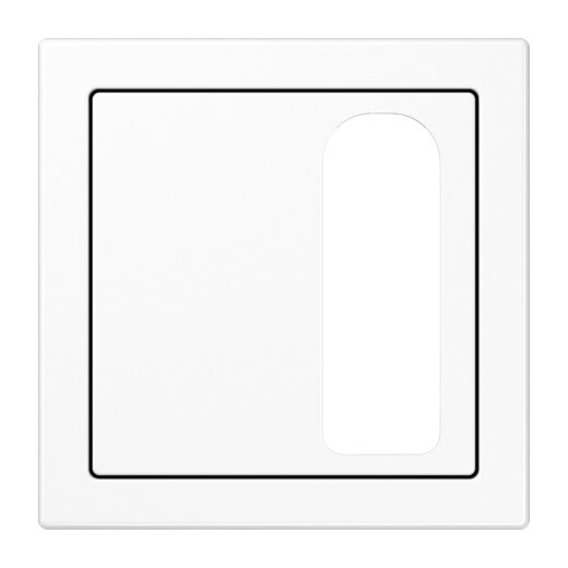 Jung Abdeckung für Zettler VarioLine, Serie 127.xxx Universalsteckvorrichtung, ohne, Serie LS, alpinweiß LS927.050WW