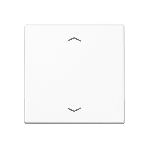 Jung LB-Management Taster 1fach, mit Pfeilsymbolen, Thermoplast, Serie A, alpinweiß A1700BFPWW