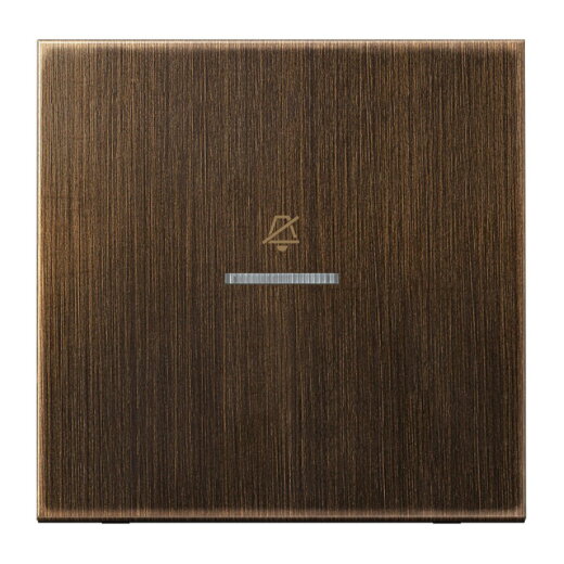 Jung Hotelwippe, Innenstelle, Symbol Nicht stören, Serie LS, Messing antik MERUKO5DAT