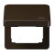 Jung Klappdeckel, mit Symbol Stecker, Thermoplast, Serie CD, braun CD590KLSOCBR