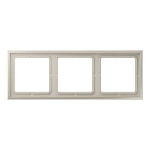 Jung Rahmen 3fach, Thermoplast lackiert, LS ZERO, Edelstahl LSZES983BF